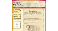 Desktop Screenshot of bodegasantina.com